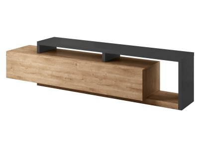 TV komoda BOTA antracit/dub Ribbec