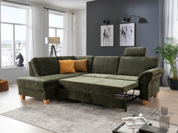 Rohová sedací souprava rozkládací BORKUM