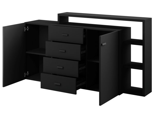 Komoda BOTA černá matná