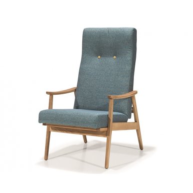 Křeslo s dřevěnými područkami EGON