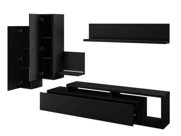 Police BOTA černá matná