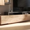 TV komoda BOTA antracit/dub Ribbec