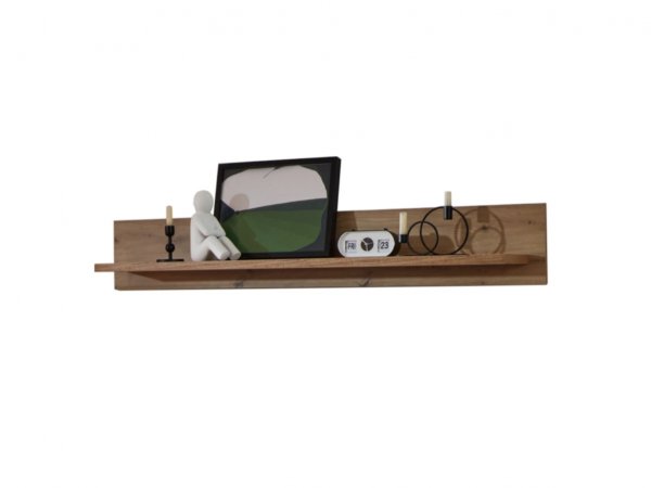 Nábytek do obývacího pokoje BERVIK dub bělený, částečný masiv