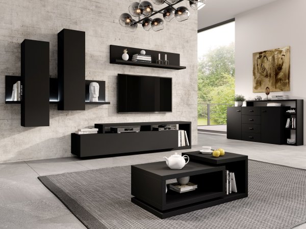 Komoda BOTA černá matná