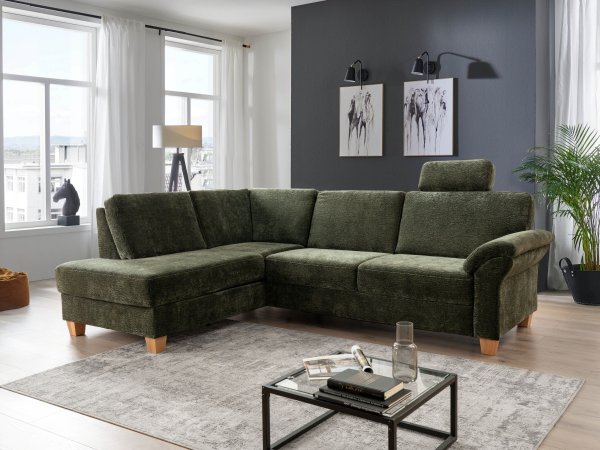 Rohová sedací souprava rozkládací BORKUM