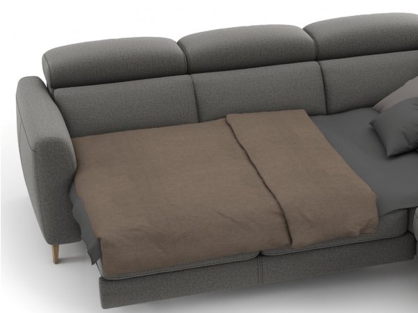 Rohová rozkládací sedací souprava NOLOST