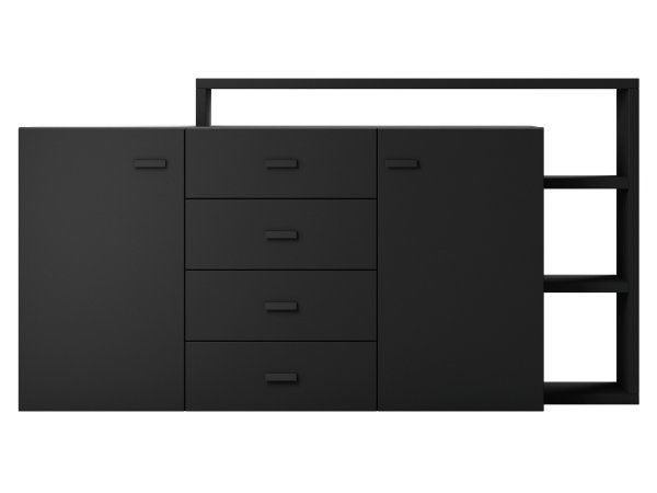 Komoda BOTA černá matná