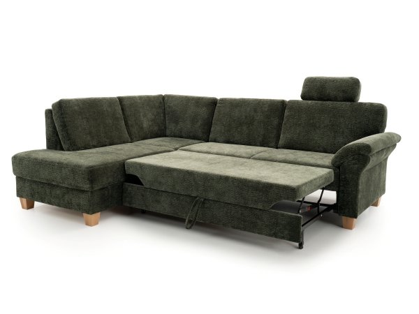 Rohová sedací souprava rozkládací BORKUM