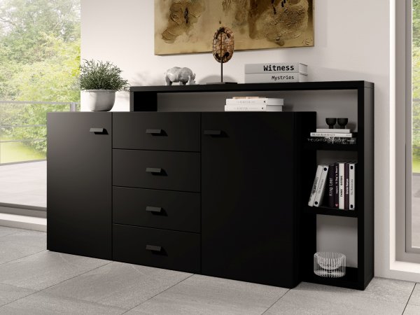 Komoda BOTA černá matná