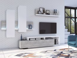 Obývací sestava BOTA bílá/beton Colorado