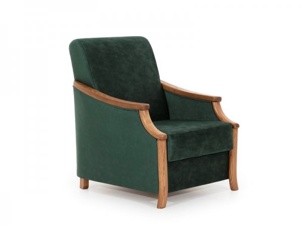 Křeslo s dřevěnými područkami ELEGANT IV