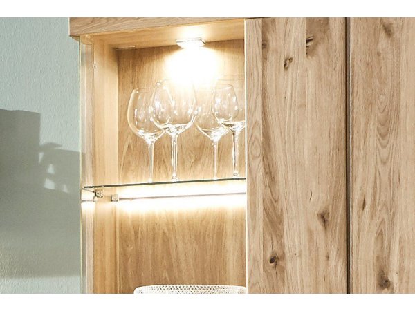 Nábytek z masivu do obývacího pokoje BRUNI dub sukatý bělený