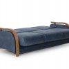 Rozkládací pohovka s úložným prostorem KLASIK VIII/jasan