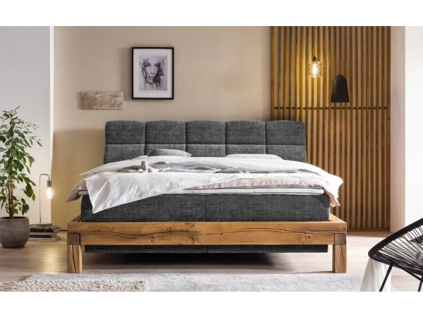 Postel boxspring BULL dub masiv