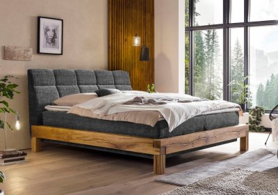 Postel boxspring BULL dub masiv