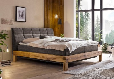 Postel boxspring BULL dub masiv