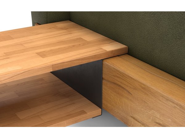 Postel boxspring BULL 2 dub masiv