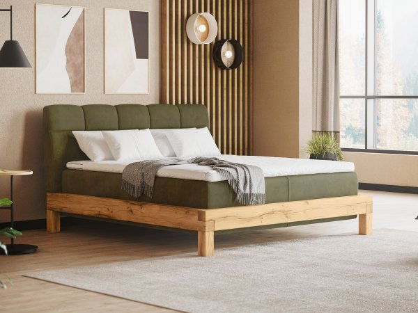 Postel boxspring BULL 2 dub masiv