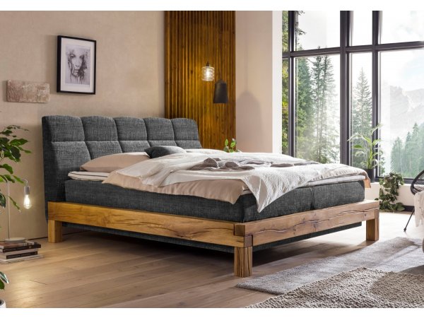 Postel boxspring BULL dub masiv