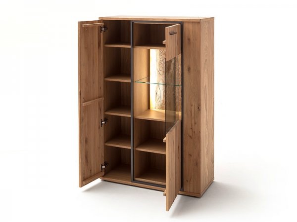 Nábytek do obývacího pokoje CAMPINAS IV dub sukatý bělený