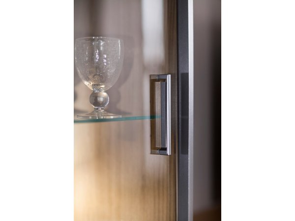 Vitrína CAMPINAS (typ 12) dub sukatý bělený