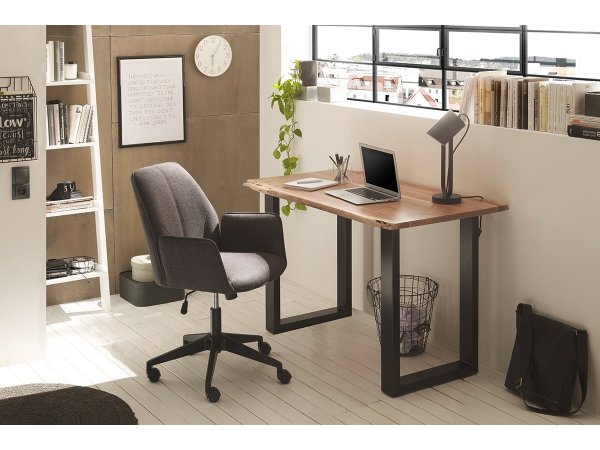 Pracovní stůl z masivu CARTAGENA akát/přírodní lak