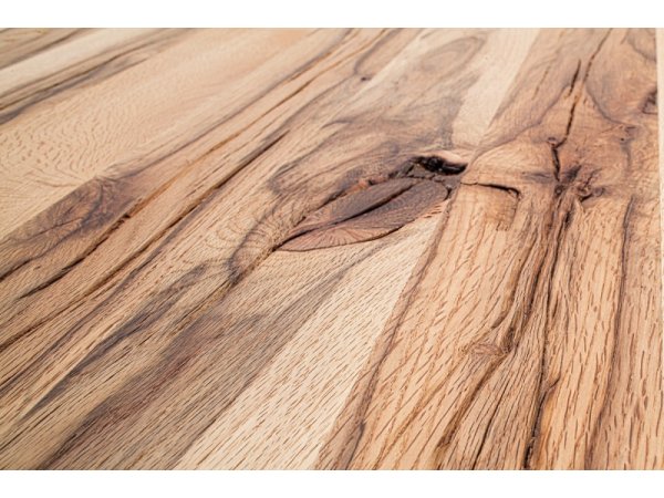 Jídelní stůl CASTELLO dub divoký přírodní/lak antracit