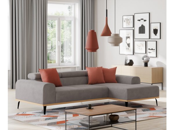 Rohová sedací souprava CARLO