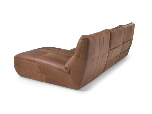 Kožená rohová sedací souprava AMARO s elektrickou funkcí relax