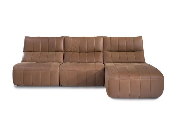 Kožená rohová sedací souprava AMARO s elektrickou funkcí relax