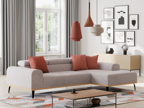 Rohová sedací souprava CARLO