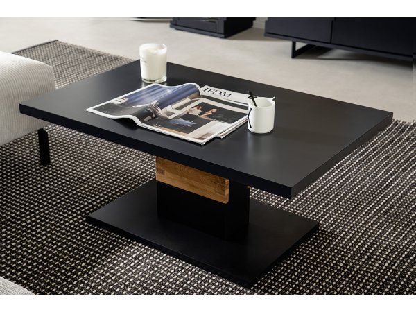 Nábytek do obývacího pokoje CESENA III grafit/dub divoký