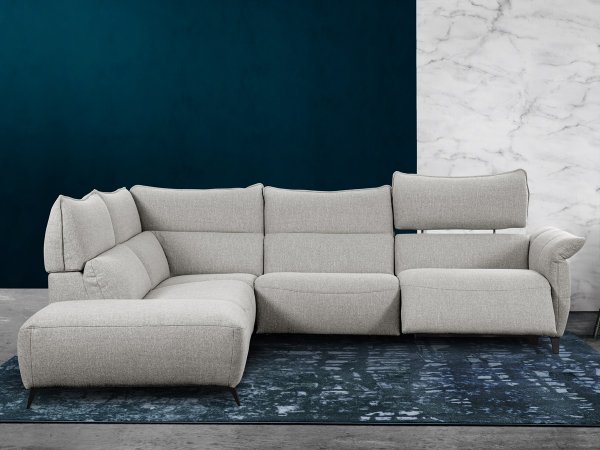 Rohová sedací souprava CHALLANGER s funkcí relax