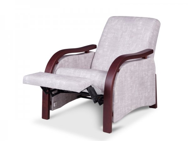 Křeslo s dřevěnými područkami KLASIK VIII