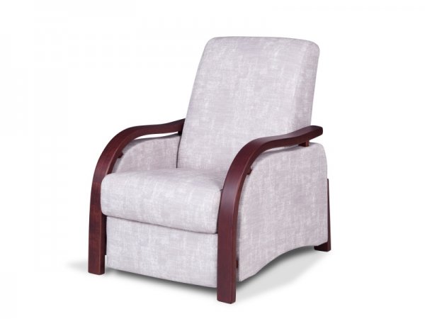 Křeslo s dřevěnými područkami KLASIK VIII