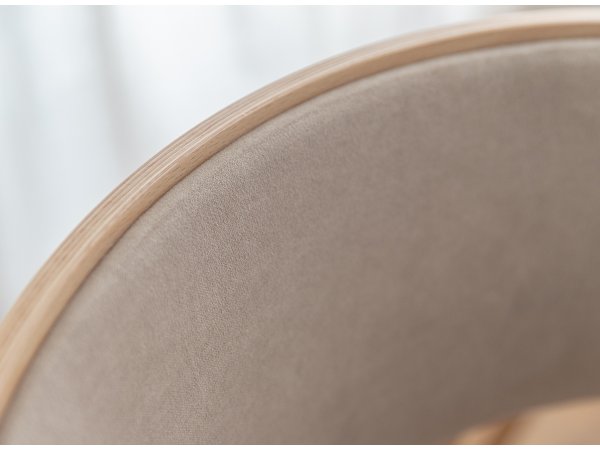 Čalouněná jídelní židle béžová CL03 CASA