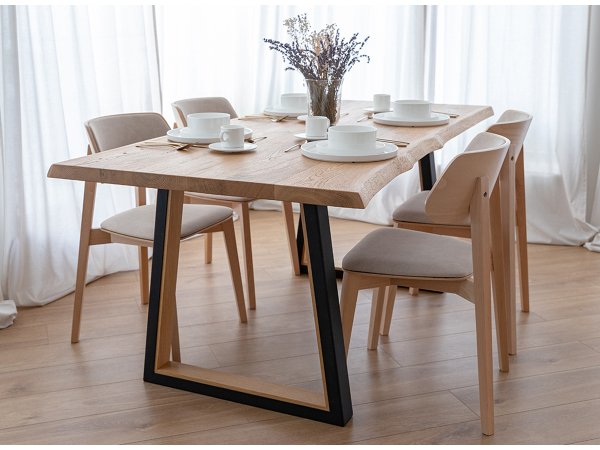 Čalouněná jídelní židle béžová CL03 CASA