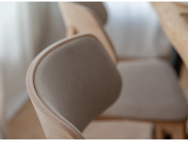 Čalouněná jídelní židle béžová CL03 CASA