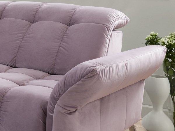 Malá prošívaná rohová sedací souprava COAST