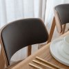 Čalouněná jídelní židle šedá RIV96 CASA