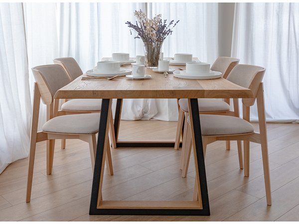 Čalouněná jídelní židle béžová CL03 CASA