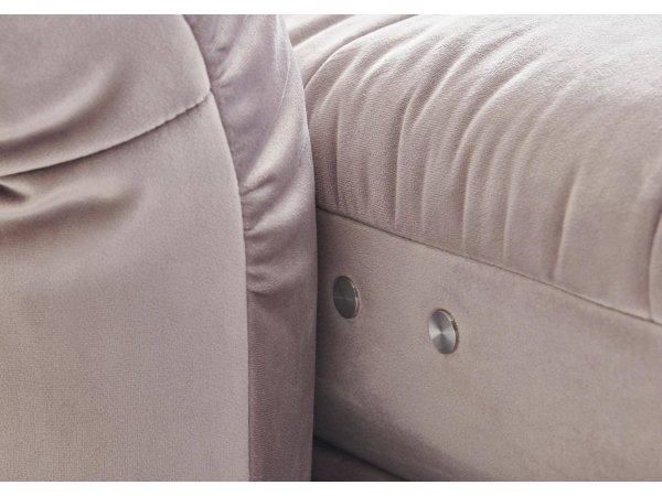 Malá prošívaná rohová sedací souprava COAST