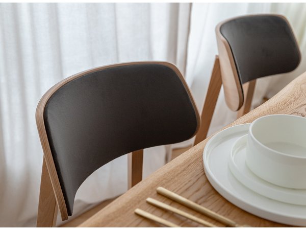 Čalouněná jídelní židle šedá RIV96 CASA