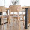 Čalouněná jídelní židle béžová CL03 CASA