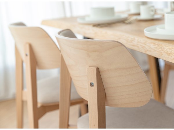 Čalouněná jídelní židle béžová CL03 CASA