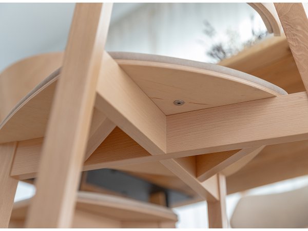 Čalouněná jídelní židle béžová CL03 CASA