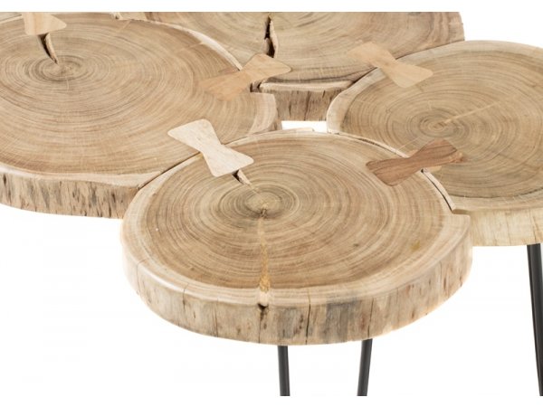 Konferenční stolek z masivu COLE akát