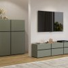 Komoda CROSS (typ 76) Pine green/černá