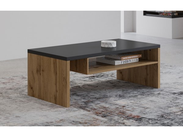 Nábytek do obývacího pokoje CROSS 4 dub Wotan/černá