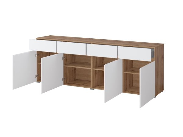 Nábytek do obývacího pokoje CROSS 3 dub Wotan/bílá